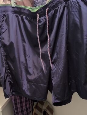 cutter & buck mens swimsuit. blue size 3xt draw string closure